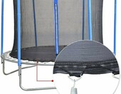 WWFAN Siatka ochronna do trampoliny 183 cm - zamienna siatka bezpieczeństwa – zdjęcie 4