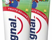 Signal Pasta do zębów dla dzieci Junior Super Mario 6-13 lat 2x75 ml – zdjęcie 1