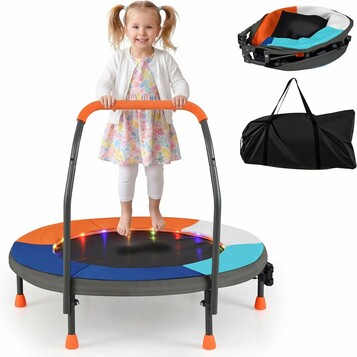 Trampolina dla dzieci 90 cm z LED COSTWAY (stan nowy)