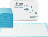 KIKIDO Jednorazowe podkłady do przewijania 40x60 cm - 50 szt. – zdjęcie 1