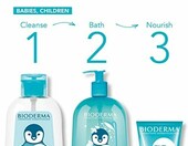 Bioderma ABCDerm Żel piankowy do kąpieli 1 l - płyn do kąpieli dla dzieci – zdjęcie 4