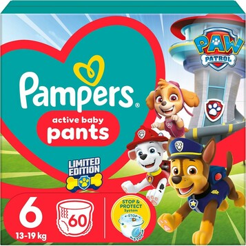 Pieluchomajtki rozmiar 6 Pampers Active Baby (stan nowy)