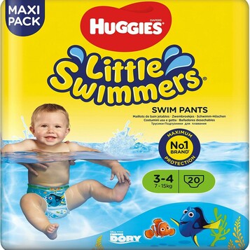 Huggies Little Swimmers pieluchy do pływania rozmiar 3-4, 20 szt.