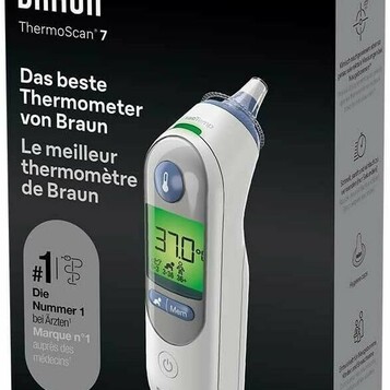 Braun ThermoScan 7 termometr douszny na podczerwień dla dzieci