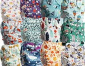Littles & Bloomz pieluchy wielorazowe kieszonkowe, 12 szt., jeden rozmiar – zdjęcie 1