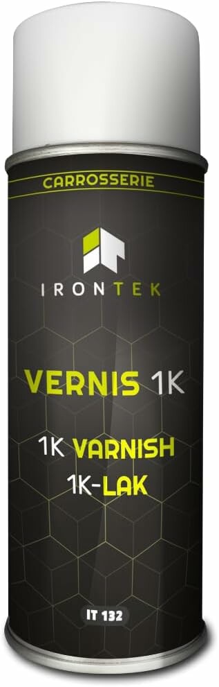 IRONTEK IT132 lakier bezbarwny samochodowy 1K w sprayu, 400 ml