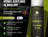IRONTEK IT132 lakier bezbarwny samochodowy 1K w sprayu, 400 ml – zdjęcie 2