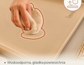 Lionelo Megs przewijak piankowy wodoodporny 70x49 cm, beż – zdjęcie 5