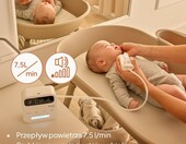 Lionelo BabyAir Flow elektryczny aspirator do nosa dla niemowląt, bezprzewodowy – zdjęcie 3