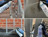 WEICON Spray cynkowy 400 ml – farba antykorozyjna do metalu, szary – zdjęcie 2