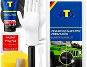 ATG Zestaw naprawczy do plastiku samochodowego – renowacja zderzaka, czarny – zdjęcie 1