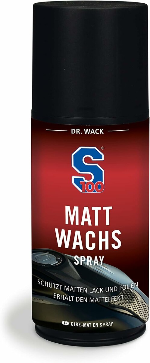 DR. WACK S100 Matt wosk w sprayu 250 ml – pielęgnacja motocykla do matowych lakierów