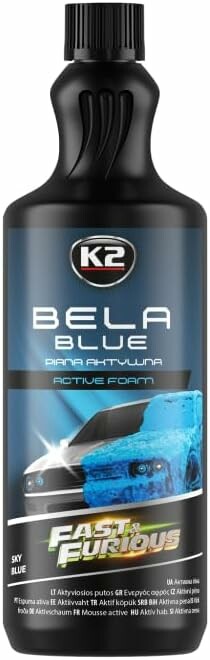 K2 Bela Blue 1 l – aktywna piana koncentrat do mycia samochodu i myjni