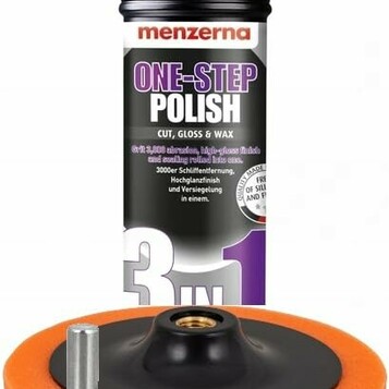 250 ml + Pad 125 mm Menzerna Pasta Polerska 3in1 (stan nowy)