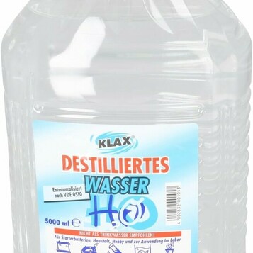 Woda destylowana 5 l Zentrallager (stan nowy)