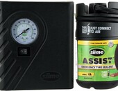 Slime Smart Repair Plus - zestaw awaryjny do naprawy opon z pompką i uszczelniaczem – zdjęcie 2