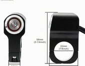 Greluma Przełącznik na kierownicę motocyklową 22 mm, 12V – zdjęcie 4