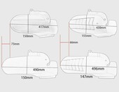 WOOGA Błotnik tylny do Honda Forza 350 NSS350 2020–2024 – zdjęcie 3