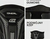 O'NEAL PXR – pas nerkowy motocyklowy, czarny, S-M – zdjęcie 4