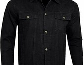 Bikers Gear Australia – kurtka motocyklowa dżinsowa z kevlarem, czarna 2XL – zdjęcie 1