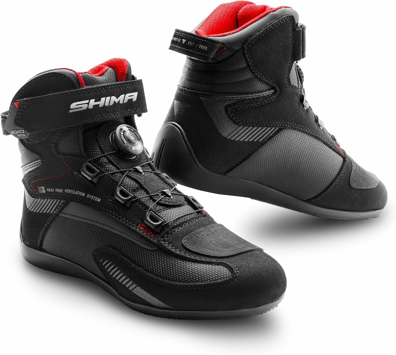 SHIMA Exo Men – buty motocyklowe za kostkę, czarne