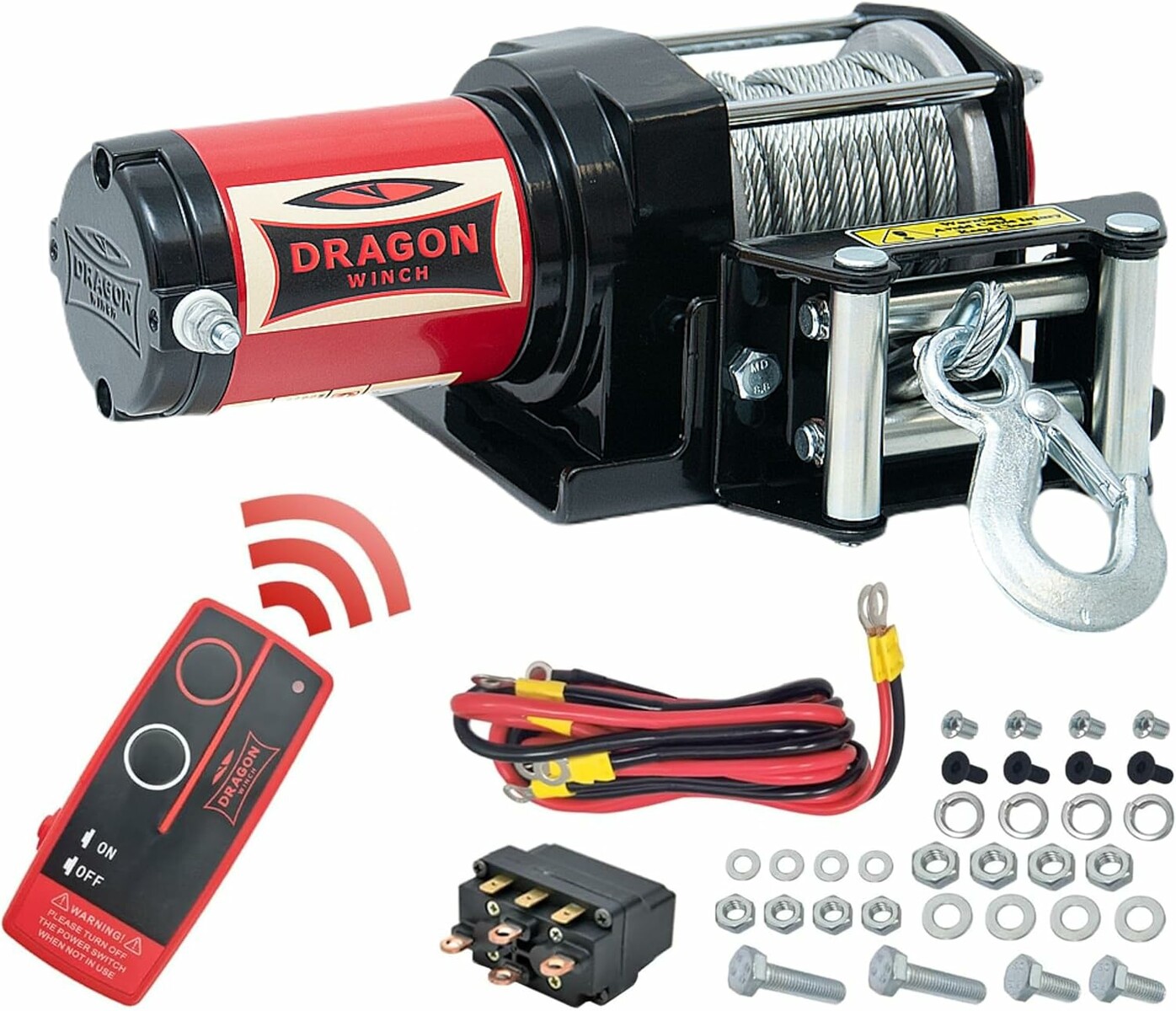 Dragon Winch Wyciągarka elektryczna 12V 1360 kg do quada ATV