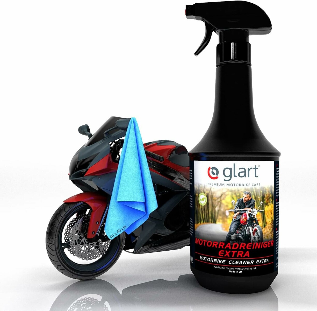 Glart 451MR profesjonalny środek do czyszczenia motocykli 1L