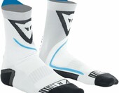 Dainese Dry Mid Socks – letnie skarpety motocyklowe, czarno-niebieskie – zdjęcie 1