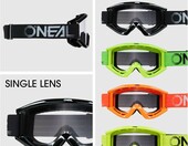 O'NEAL B-Zero V.22 – gogle motocyklowe crossowe, przezroczyste szkło – zdjęcie 4