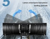 Wiltec Pług do śniegu 140x40 cm do quada i ATV, stal SPCC – zdjęcie 5