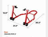 VEVOR stojak podnośnik na tylne koło motocykla, 385 kg – zdjęcie 2