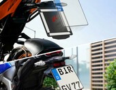 evermotor aluminiowy uchwyt tablicy rejestracyjnej motocykla z odblaskiem – zdjęcie 3