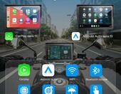 WonVon nawigacja motocyklowa GPS 5 cali z CarPlay i Android Auto – zdjęcie 2