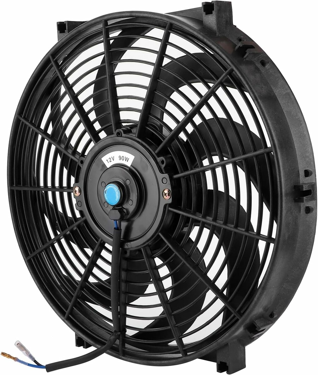 Greensen Elektryczny wentylator chłodnicy 12V - uniwersalny slim fan