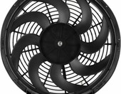 Greensen Elektryczny wentylator chłodnicy 12V - uniwersalny slim fan – zdjęcie 2
