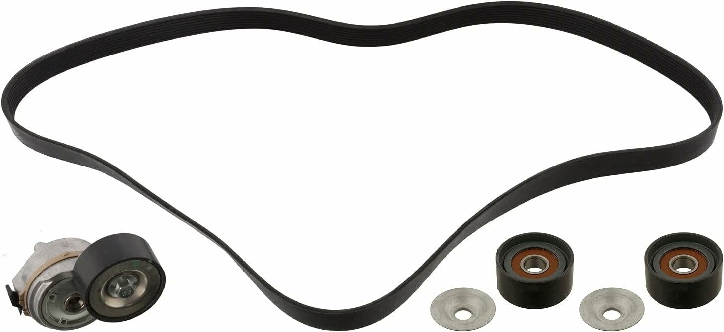 febi bilstein 45969 - zestaw pasa klinowego wielorowkowego z napinaczem i rolką, 8 żeber