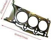 Riloer - uszczelka głowicy cylindra MLS, strona lewa, do Chrysler/Dodge/Jeep/RAM/VW – zdjęcie 3