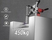 Wiltec Stojak warsztatowy do silnika samochodowego 450 kg, na kółkach – zdjęcie 5