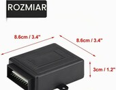 Akozon Uniwersalny zestaw centralnego zamka z pilotem – zdjęcie 4