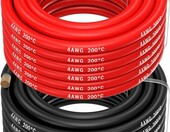 MMOBIEL przewód akumulatorowy 4 AWG 21,2mm2 czerwony/czarny 2x5m – zdjęcie 1