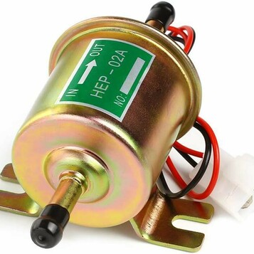 CarBole Elektryczna pompa paliwa 12V uniwersalna, mosiezna HEP-02A do benzyny i diesla