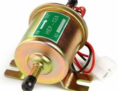 CarBole Elektryczna pompa paliwa 12V uniwersalna, mosiezna HEP-02A do benzyny i diesla – zdjęcie 1