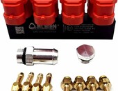 Atiker Wtryskiwacze LPG/CNG Valtek AHC 4-cylindrowe na szynie 3 Ohm do samochodu – zdjęcie 1