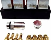 Atiker Wtryskiwacze LPG/CNG Valtek AHC 4-cylindrowe na szynie 3 Ohm do samochodu – zdjęcie 2