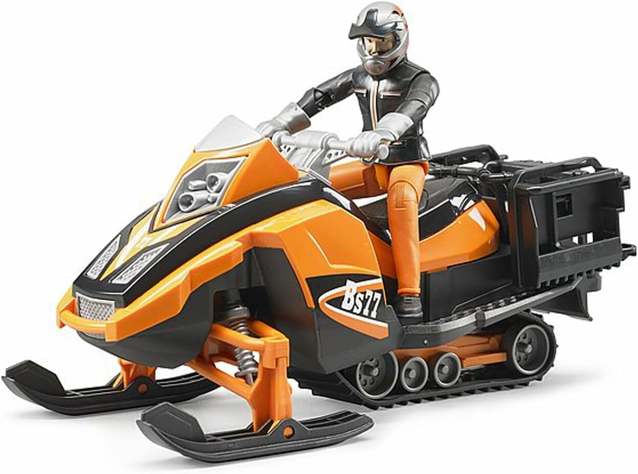 bruder 63101 - model skutera snieznego z figurka kierowcy, skala 1:16