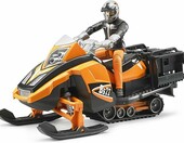bruder 63101 - model skutera snieznego z figurka kierowcy, skala 1:16 – zdjęcie 1