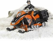 bruder 63101 - model skutera snieznego z figurka kierowcy, skala 1:16 – zdjęcie 2