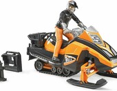 bruder 63101 - model skutera snieznego z figurka kierowcy, skala 1:16 – zdjęcie 5