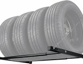 Wiltec Uchwyt scienny do przechowywania opon, nosnosc 130 kg, na 4 kola – zdjęcie 1