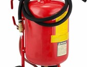 VEVOR Piaskarka kabinowa pneumatyczna 40 l, stalowa, czerwona – zdjęcie 3